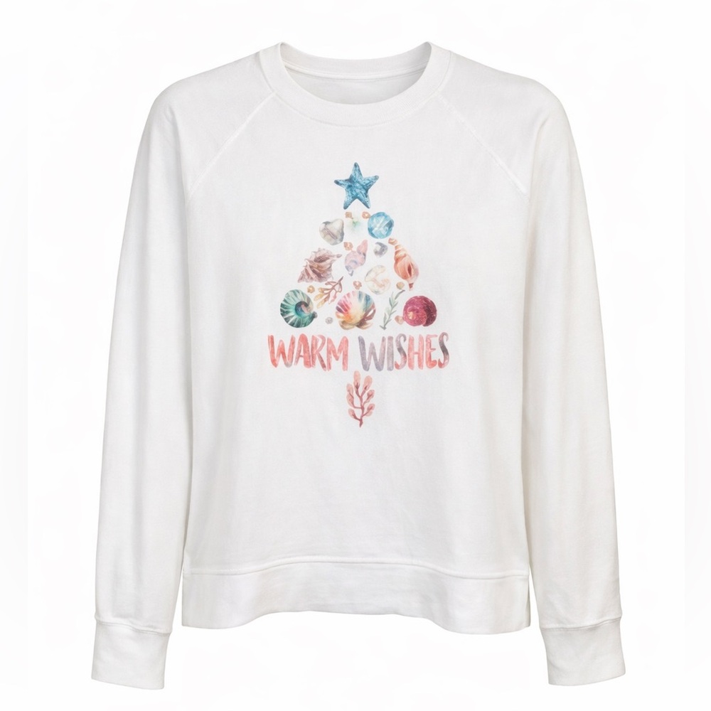 NWT Philosophy Woman Seashell Tree Long Sleeve Shirt Plus 1X